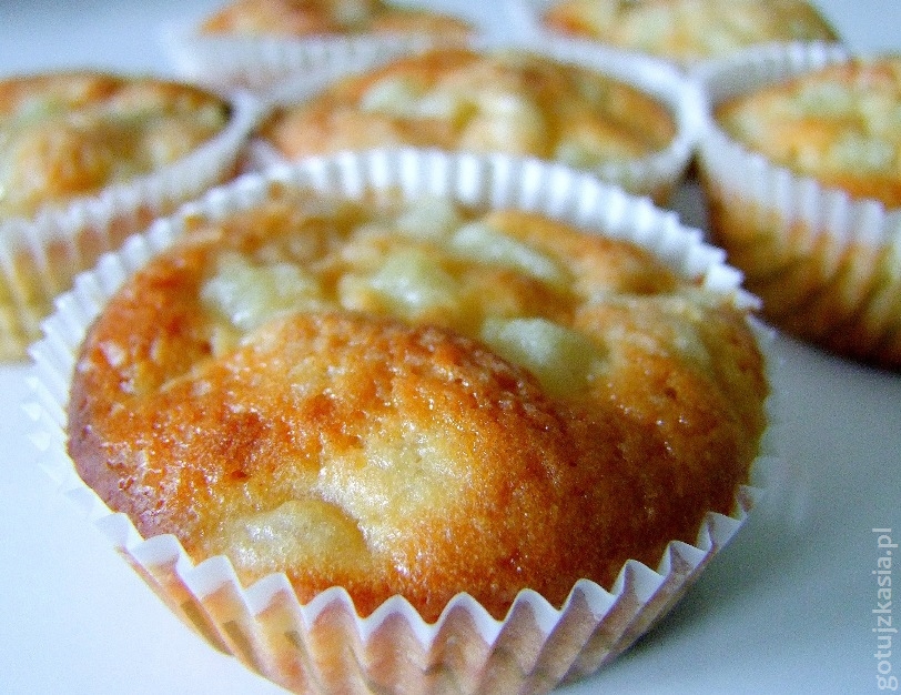 muffiny z gruszka i imbirem